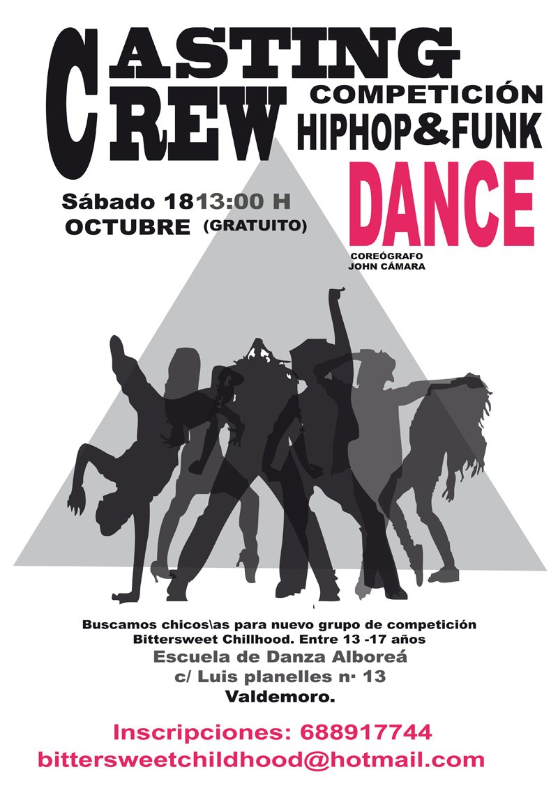 Casting para funky hip hop competición